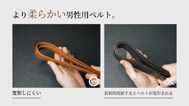 Amazon | [Alivern] ベルト メンズ カジュアル 無段階調節 穴無し